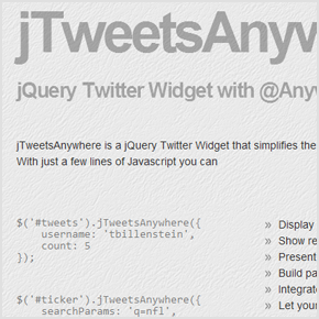 jTweetsAnywhere